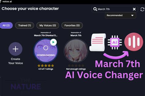 ai voice changer march 7th